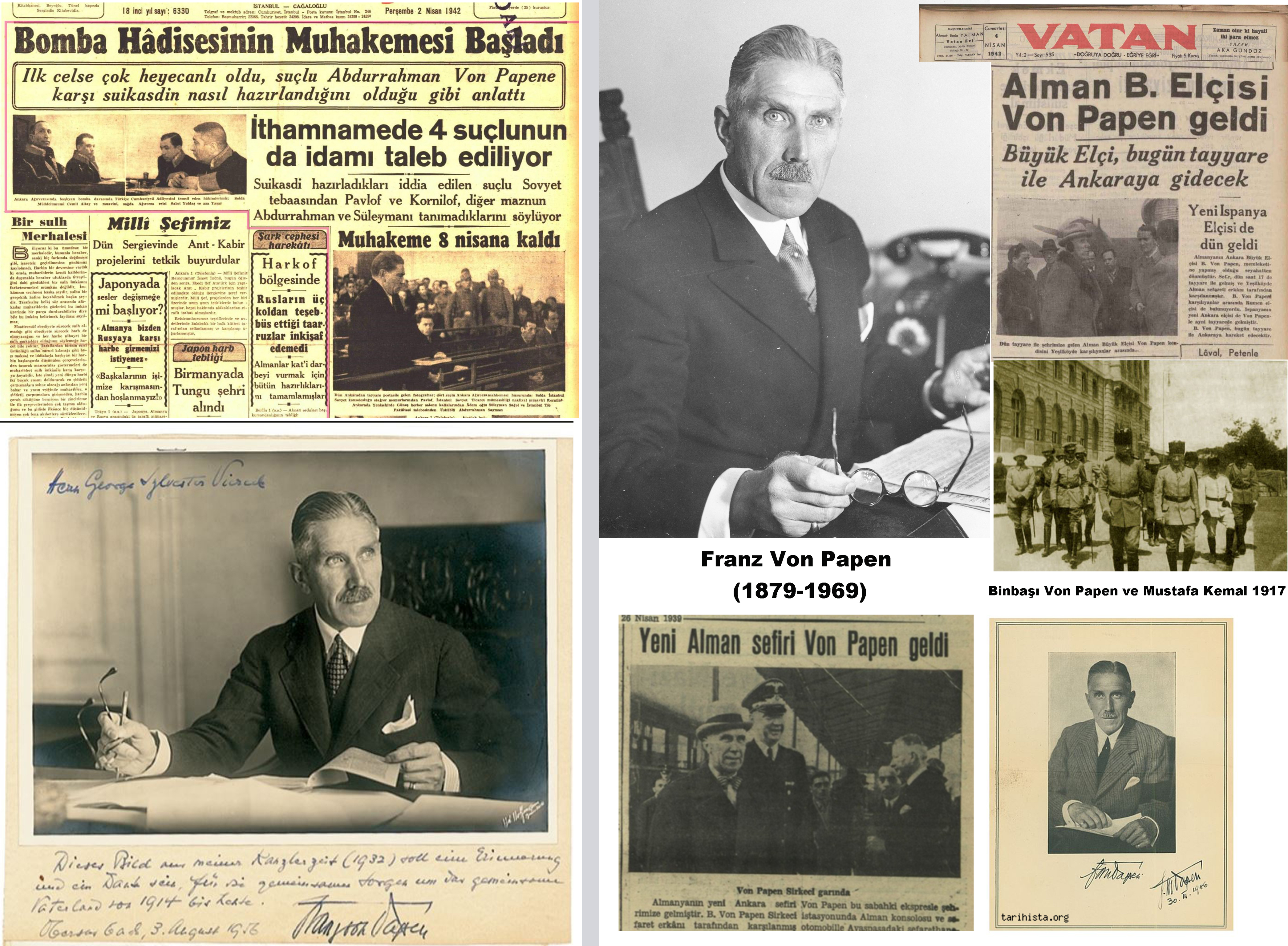 Alman Büyükelçisi Von Papen’e Suikast